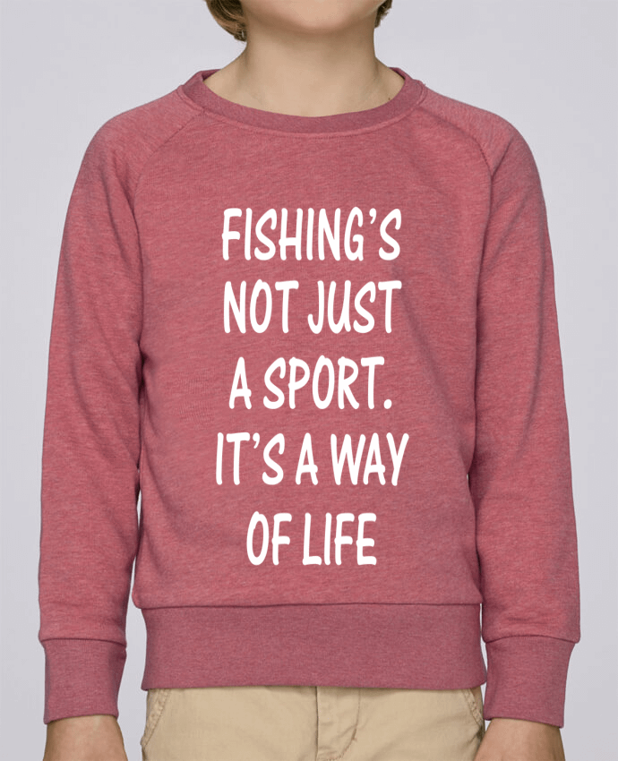 Sweatshirt Kids round neck Stanley Mini Scouts Fishing way of life by Original t-shirt