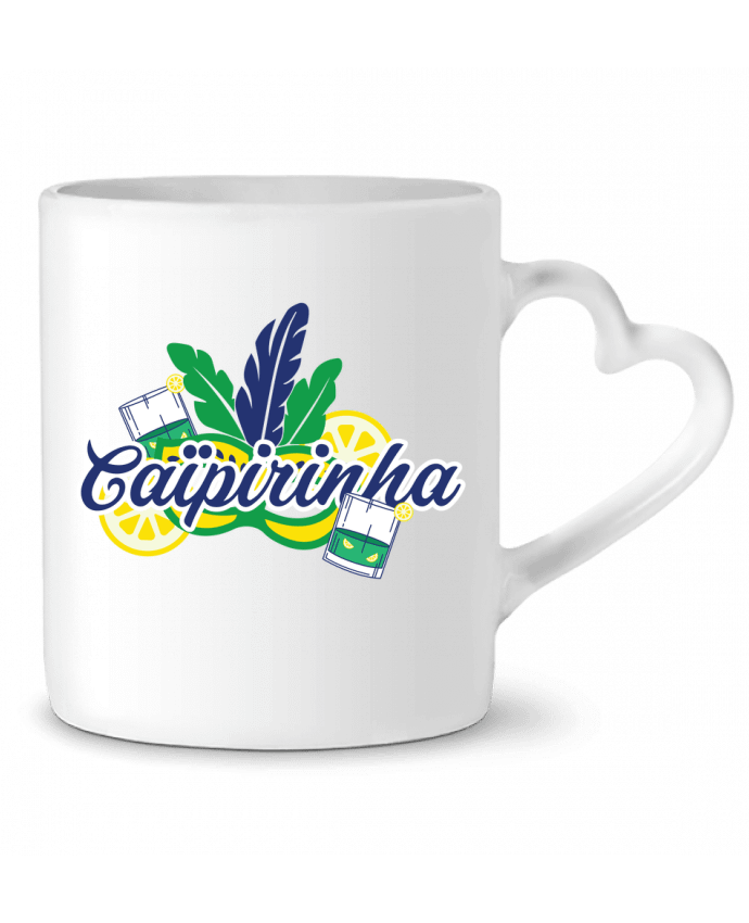 Mug coeur Caïpirinha Cocktail Summer par tunetoo