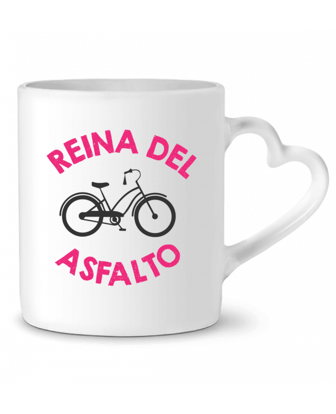 Taza Corazón Reina del asfalto por tunetoo