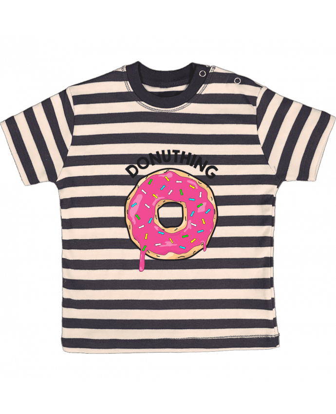 Tee-shirt bébé à rayures Donuthing Donut par tunetoo