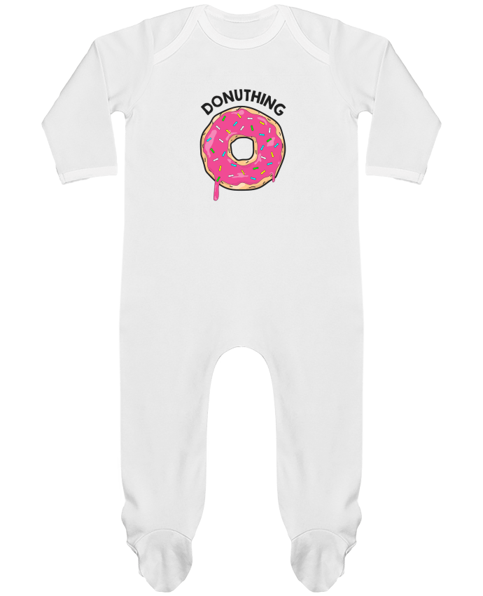 Baby Sleeper long sleeves Contrast Donuthing Donut by tunetoo