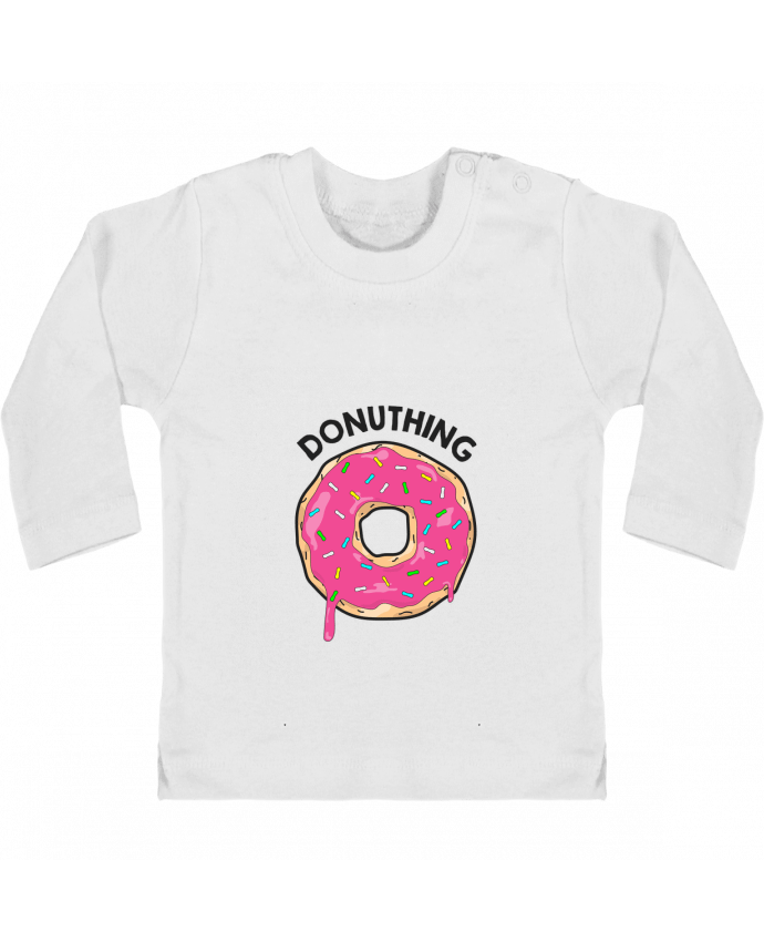 Baby T-shirt with press-studs long sleeve Donuthing Donut manches longues du designer tunetoo