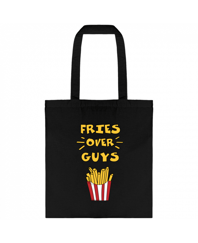 Tote Bag cotton Fries over guys by tunetoo