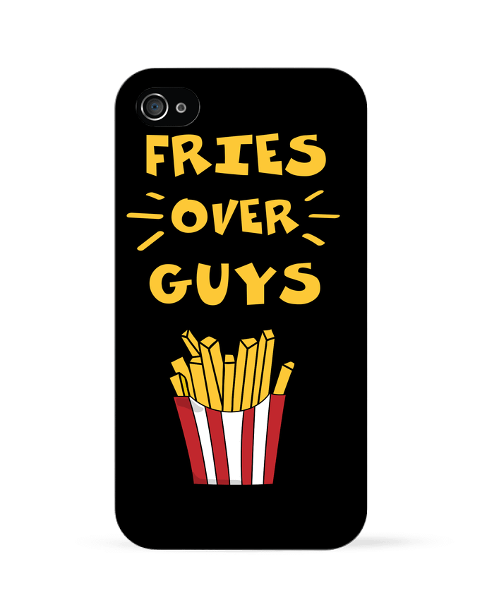 Coque iPhone 4 Fries over guys by  tunetoo 
