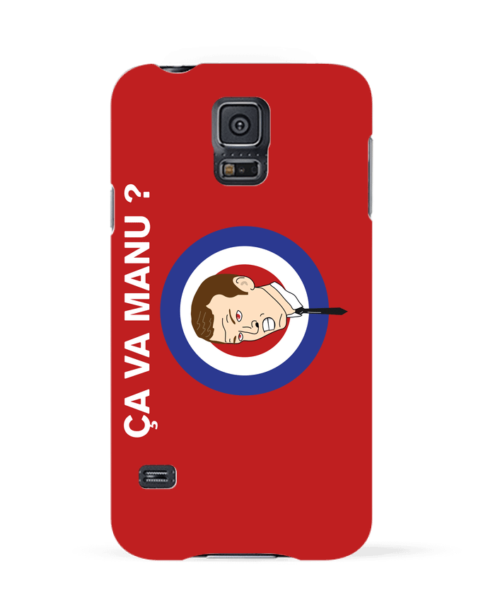 Case 3D Samsung Galaxy S5 Emmanuel Macron ça va manu ? by tunetoo