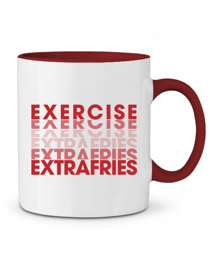 Mug bicolore Extra Fries Cheat Meal tunetoo