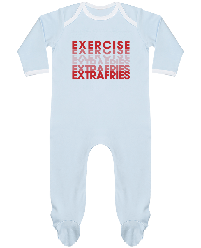 Body Pyjama Bébé Extra Fries Cheat Meal par tunetoo