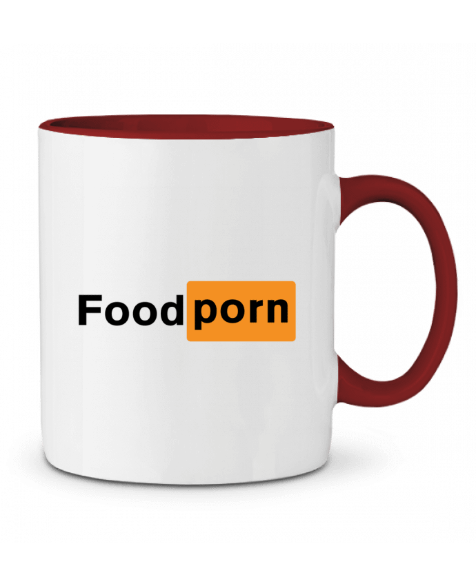 Mug bicolore Foodporn Food porn tunetoo