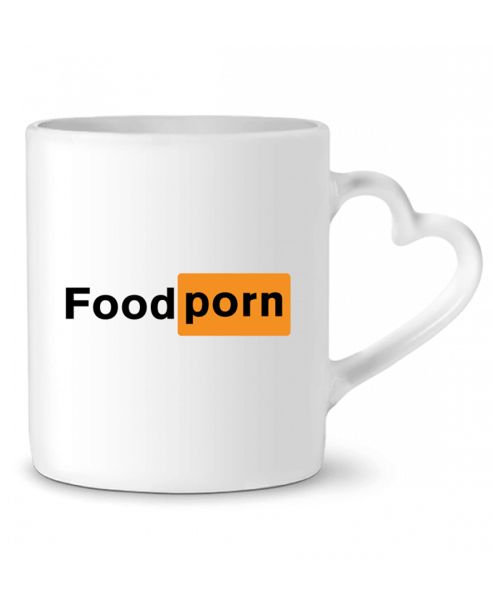 Mug Heart Foodporn Food porn by tunetoo
