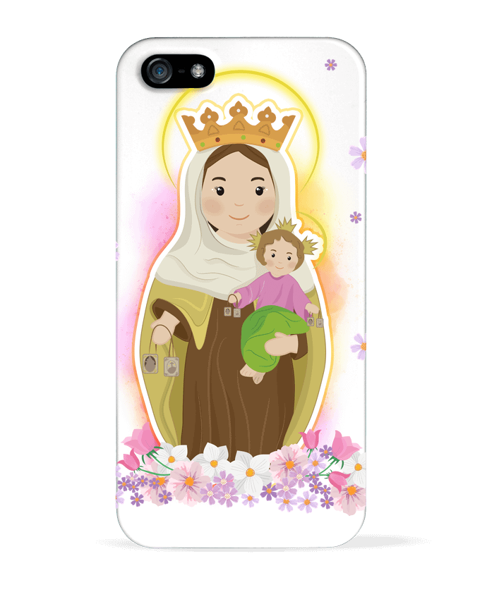 Coque iPhone 5 Virgen del Carmen by moticas