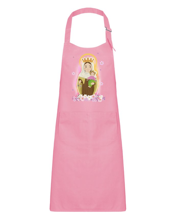 Kids chef pocket apron Virgen del Carmen by moticas