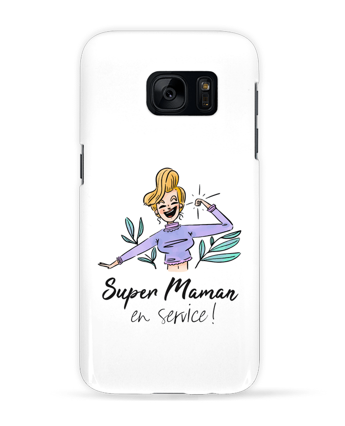 Coque 3D Samsung Galaxy S7  Super Maman en service par ShoppingDLN