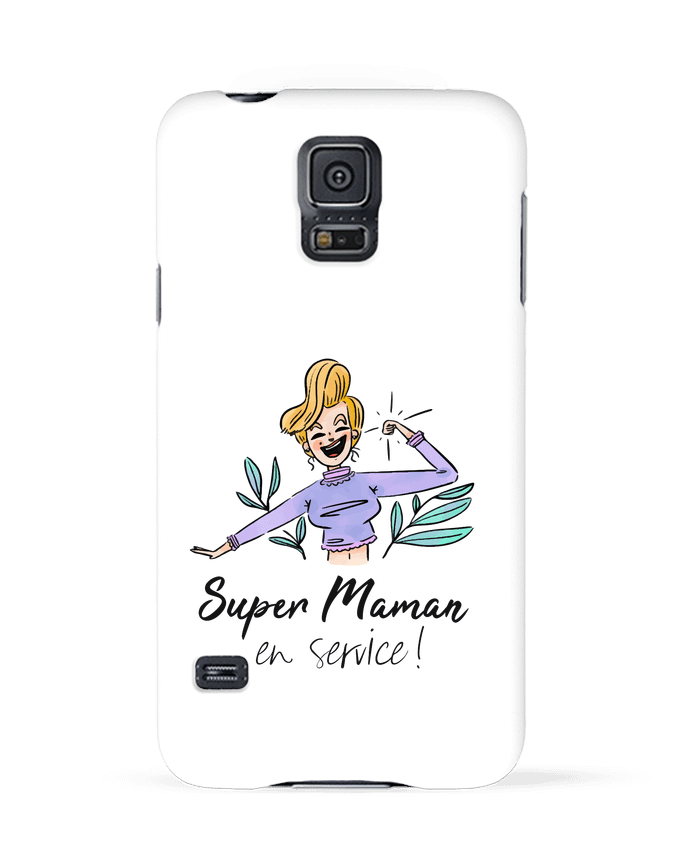 Coque Samsung Galaxy S5 Super Maman en service par ShoppingDLN