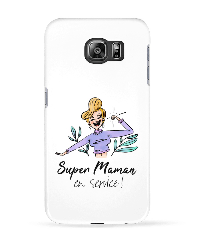 Case 3D Samsung Galaxy S6 Super Maman en service - ShoppingDLN