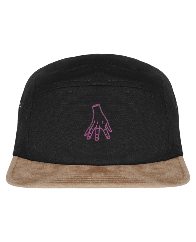 5 Panel Cap suede effect visor Main Famille Adams by tunetoo