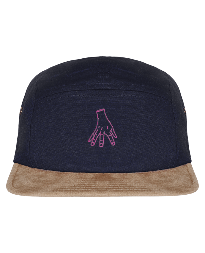 5 Panel Cap suede effect visor Main Famille Adams by tunetoo