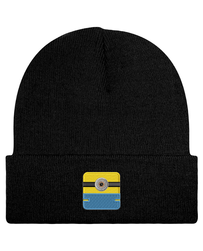 Bonnet à revers Minion carré brodé par tunetoo