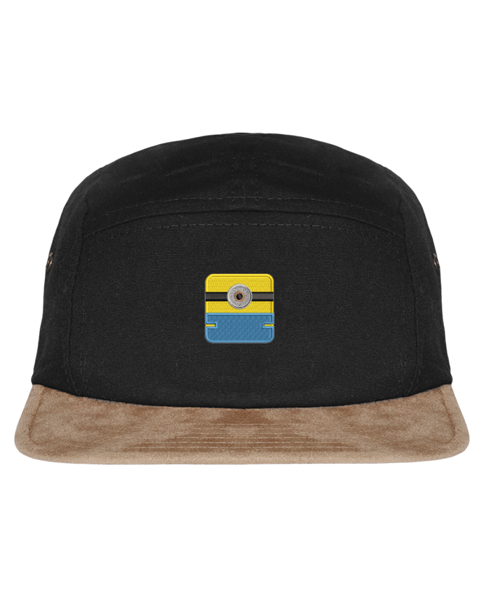 5 panel Daim Minion carré brodé par tunetoo