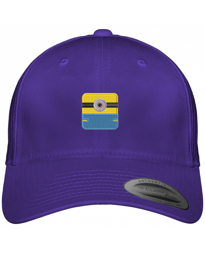 Gorra Panel 6 Flexfit Clásica Minion carré brodé por tunetoo