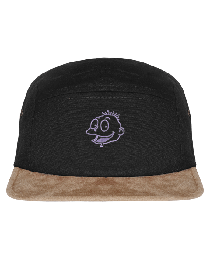Gorra Panel 5 Visera Imitación Ante Razmoket brodé por tunetoo