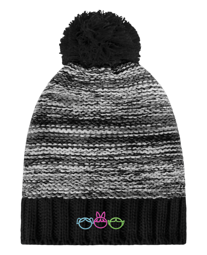 Bobble Hat Slalom boarder Les Supers Nanas brodé by tunetoo