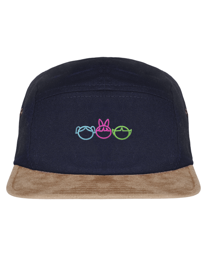 5 Panel Cap suede effect visor Les Supers Nanas brodé by tunetoo