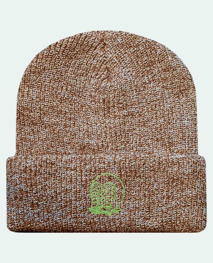 Bobble hat Heritage reversible Zinzin de l'espace brodé by tunetoo