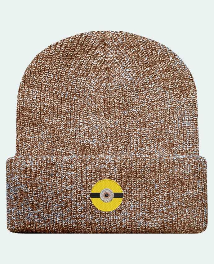 Bobble hat Heritage reversible Minion rond brodé by tunetoo