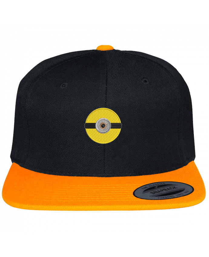 Snapback cap two-one varsity Minion rond brodé by tunetoo