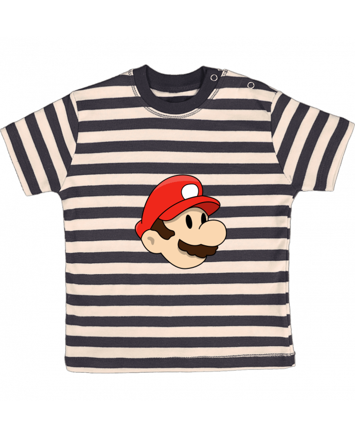 Camiseta Bebé a Rayas Mario Duo por tunetoo