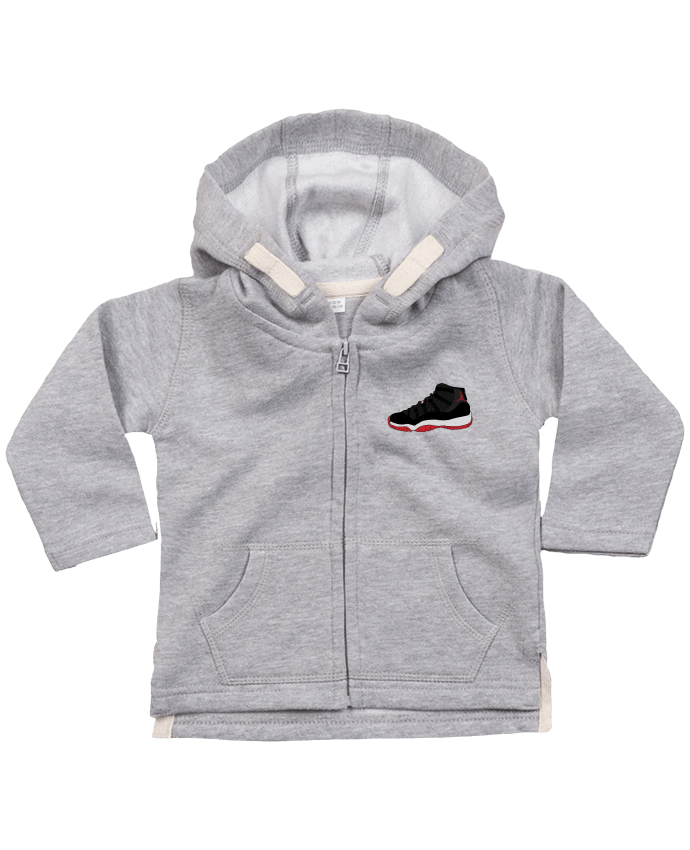 Hoddie with zip for baby Jordan 11 by Nick cocozza