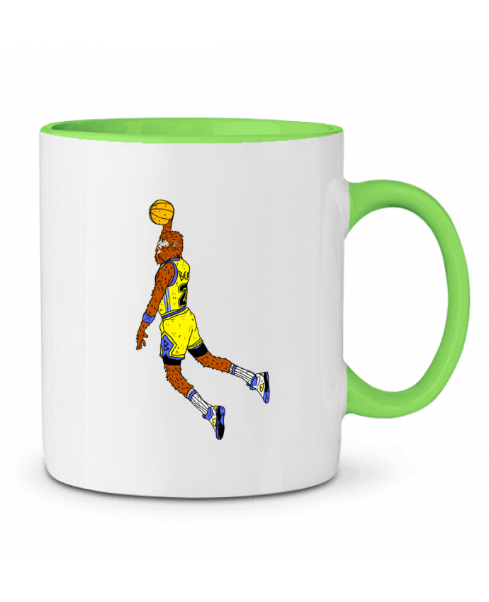 Taza Cerámica Bicolor Jordan Wolf Nick cocozza