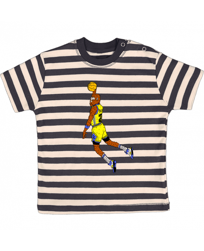 T-shirt baby with stripes Jordan Wolf by Nick cocozza
