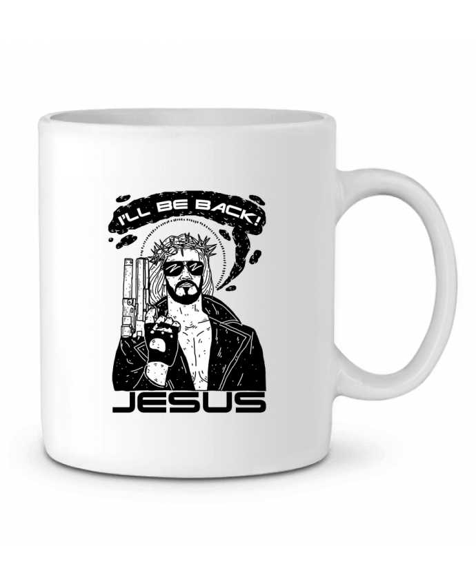 Ceramic Mug Terminator Jesus by Nick cocozza