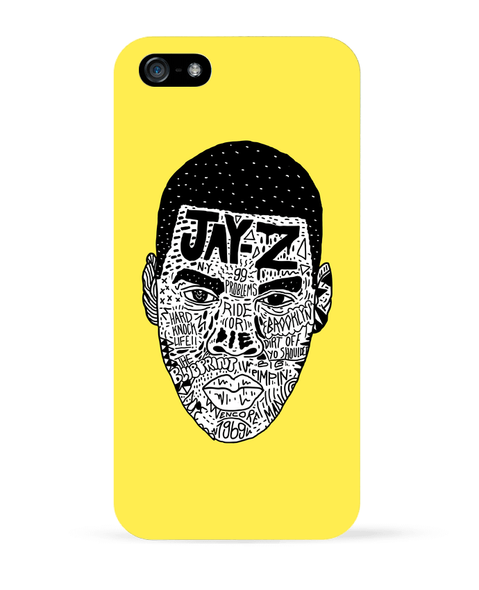 Coque iPhone 5 Jay-Z Head por Nick cocozza