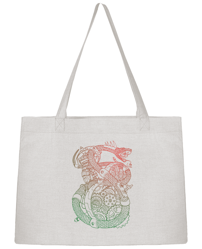 Shopping tote bag Stanley Stella Méca Serpent by Tomi Ax