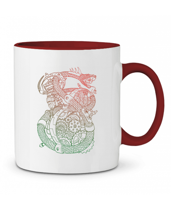 Taza Cerámica Bicolor Méca Serpent Tomi Ax