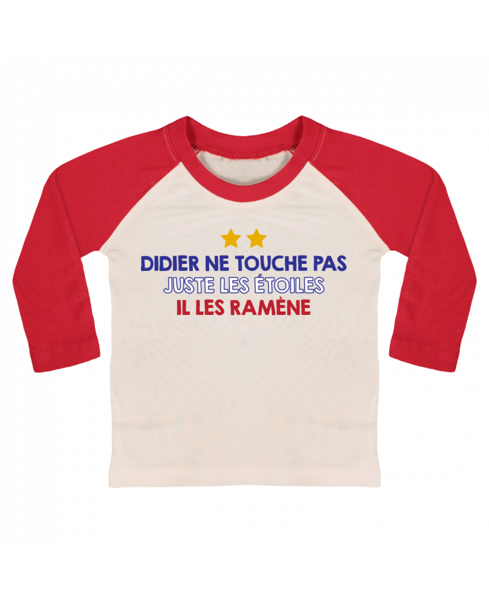 T-shirt baby Baseball long sleeve Didier Champion by tunetoo