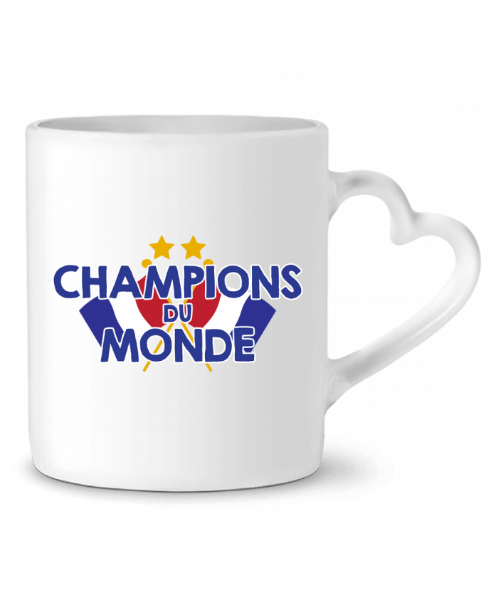 Mug coeur Champions du monde par tunetoo