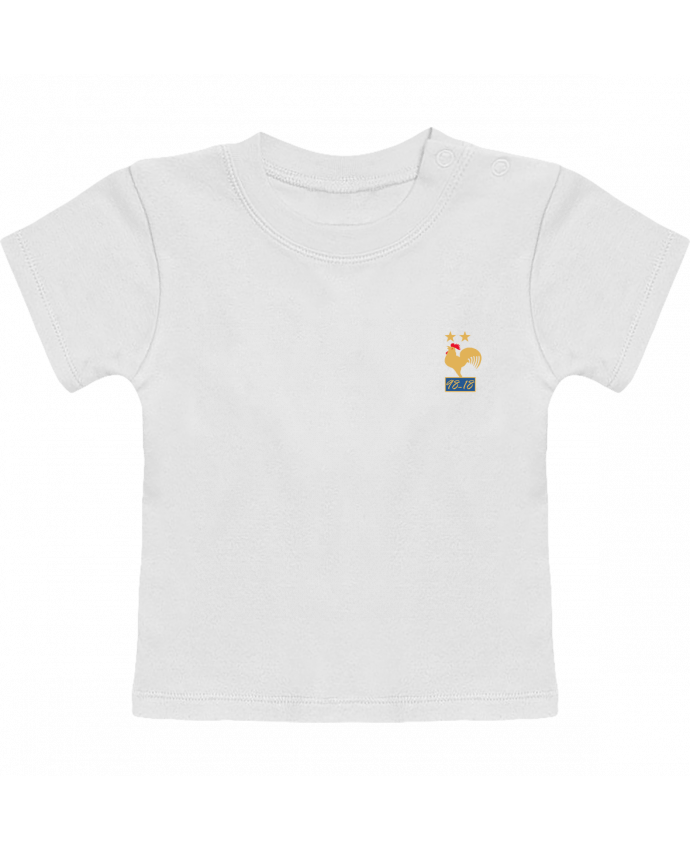 Camiseta Bebé Manga Corta France champion du monde 2018 manches courtes du designer Mhax
