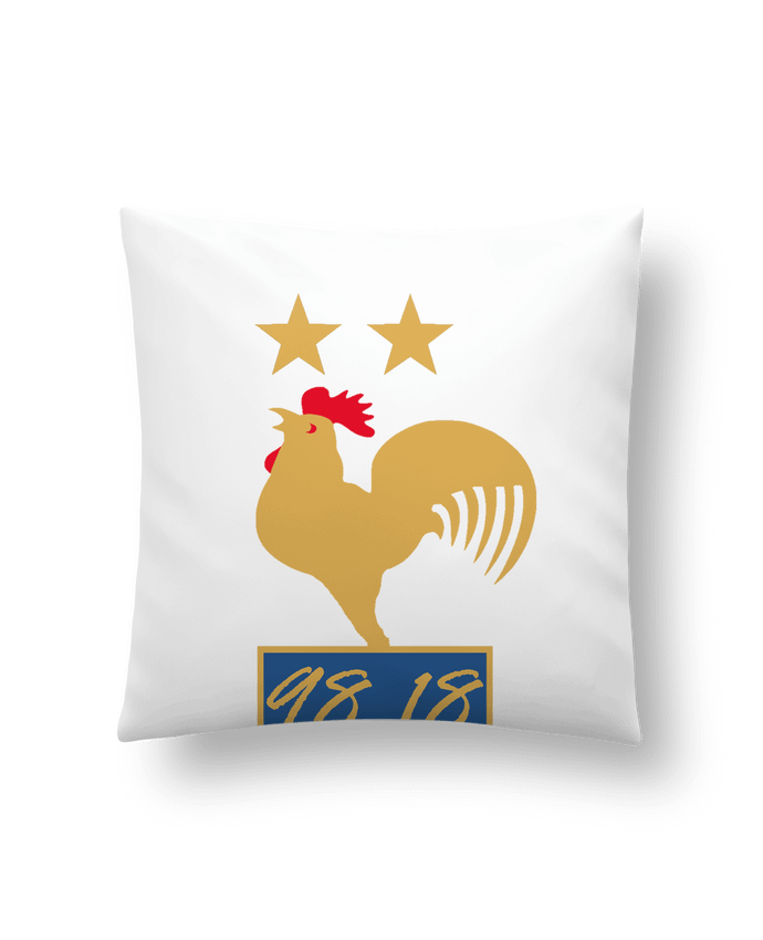 Cushion synthetic soft 45 x 45 cm France champion du monde 2018 by Mhax