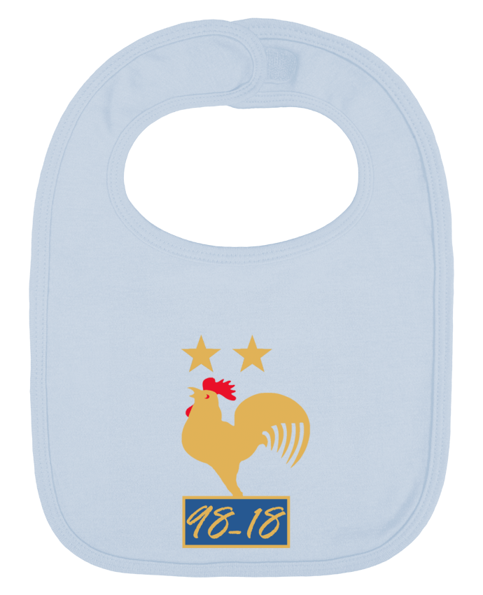 Bavoir bébé uni France champion du monde 2018 par Mhax