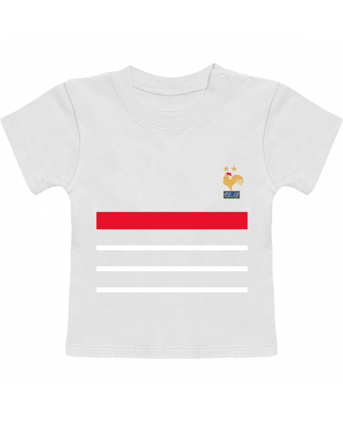 T-shirt bébé La France Champion du monde 2018 rétro manches courtes du designer Mhax