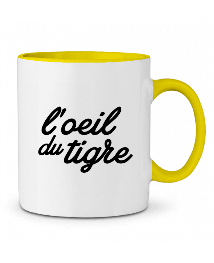 Mug bicolore L'oeil du titre Nana