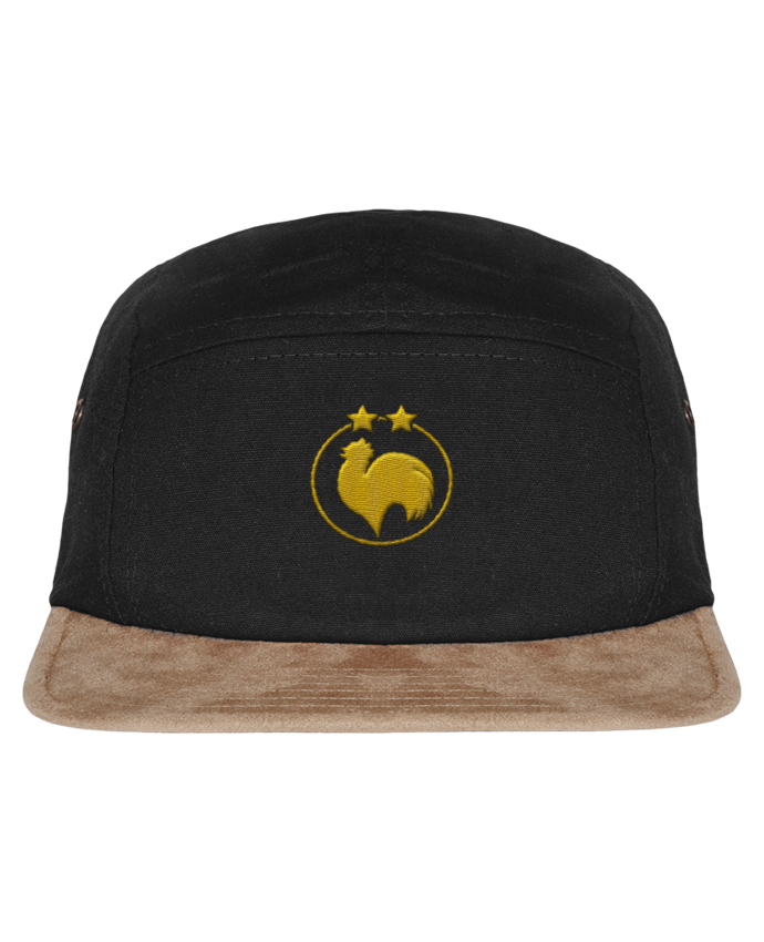 5 Panel Cap suede effect visor Champion 2 étoiles brodé by tunetoo