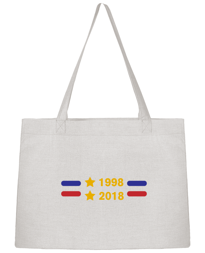 Shopping tote bag Stanley Stella Champions du monde 2018 brodé by tunetoo