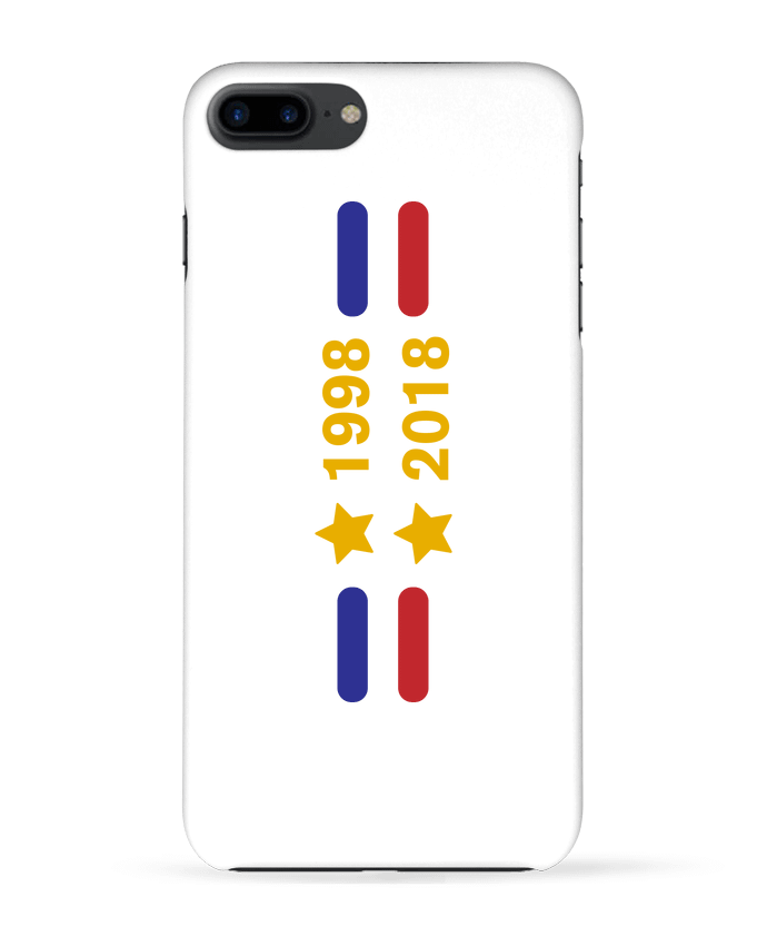 Case 3D iPhone 7+ Champions du monde 2018 brodé by tunetoo