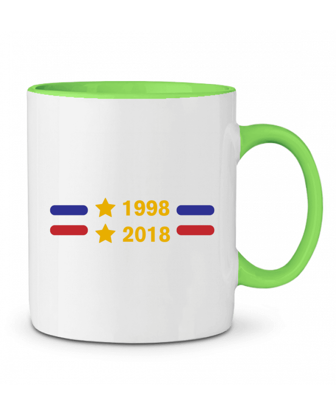 Two-tone Ceramic Mug Champions du monde 2018 brodé tunetoo