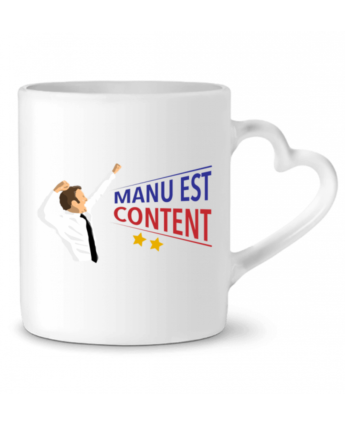 Mug Heart Célébration Macron by tunetoo