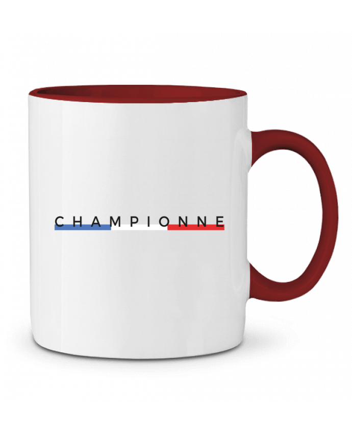 Taza Cerámica Bicolor Championne Nana